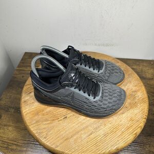Reebok CrossFit Nano 9 Shoes Womens Size 7 Black Gray Training Sneakers Gum Sole